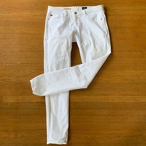 AG white denim jeans